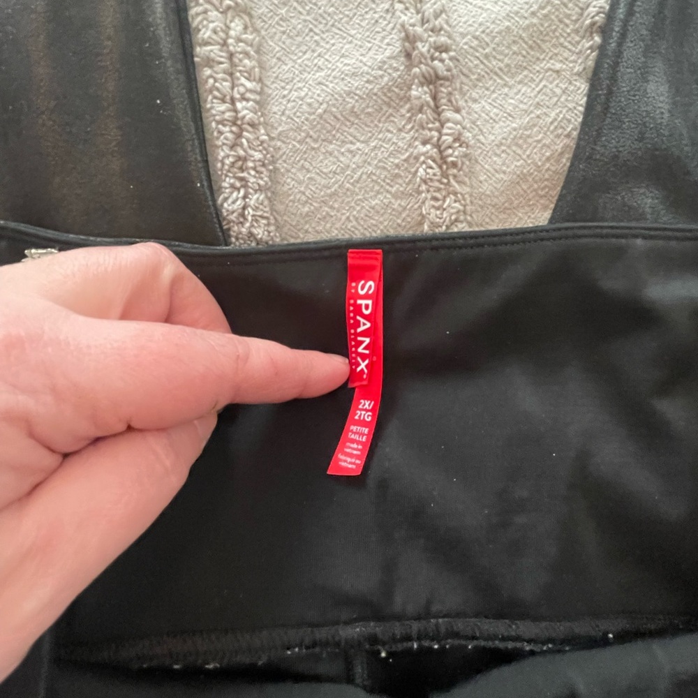 SPANX faux leather leggings